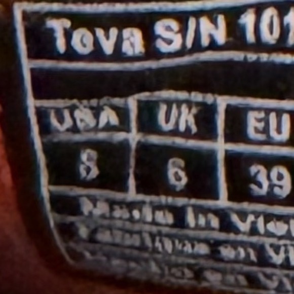 Teva ReEMBER Satinya Burnt Orange Moc Quilted Collapsible Heel Women's Size 8 - Picture 6 of 7